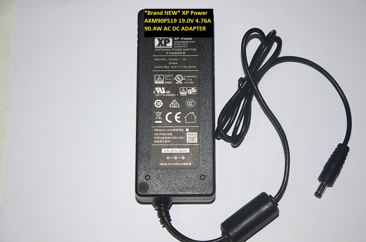 *Brand NEW* XP Power 90.4W AKM90PS19 19.0V 4.76A AC DC ADAPTER